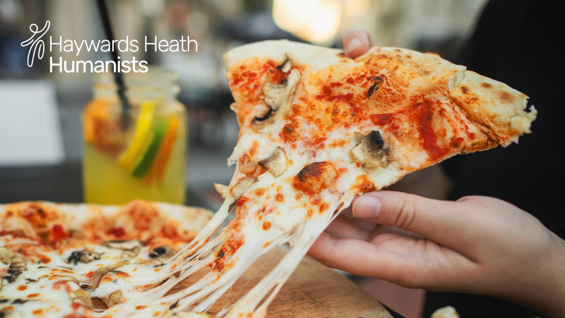 Event image: Pizza & planning social | Haywards Heath Humanists
